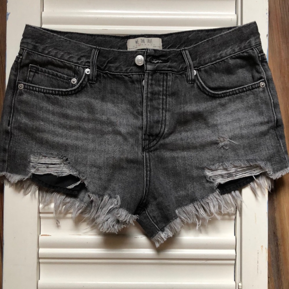 Free People Loving Good Vibrations Shorts